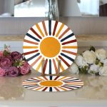 - Supla2li-10293-Gunes-ve-Renkli-Isinlari-Ozel-Tasarim-Dijital-Baskili-Modern-2li-Yuvarlak-Servis-Altligi-–-Supla-2 - Realhomes  Güneş ve Renkli Işınları Özel Tasarım Dijital Baskılı Modern 2'li Yuvarlak Servis Altlığı – Supla Realhomes