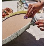 Soyut Tarzda Onedraw Çizimli Dijital Baskılı Modern 2'li Yuvarlak Servis Altlığı – Supla Realhomes