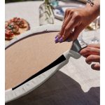 Soyut Tarzda Onedraw Çizimli Dijital Baskılı Modern 2'li Yuvarlak Servis Altlığı – Supla Realhomes