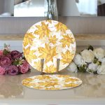 - Supla2li-10323-Gold-Yaprak-Motifli-Dijital-Baskili-Modern-2li-Yuvarlak-Servis-Altligi-–-Supla-2 - Realhomes Gold Yaprak Motifli Dijital Baskılı Modern 2'li Yuvarlak Servis Altlığı – Supla Realhomes