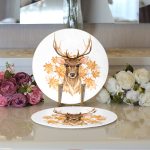 - Supla2li-10324-Gold-Yaprak-Detayli-Geyik-Tasarimli-Dijital-Baskili-Dekoratif-2li-Yuvarlak-Servis-Altligi-–-Supla-2 - Realhomes Gold Yaprak Detaylı Geyik Tasarımlı Dijital Baskılı Dekoratif 2'li Yuvarlak Servis Altlığı – Supla Realhomes