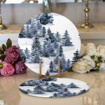 - Supla2li-10346-Suluboya-Cizimli-Kis-Temali-Cam-Agaclari-Dijital-Baskili-Dekoratif-2li-Yuvarlak-Servis-Altligi-–-Supla - Realhomes Suluboya Çizimli Kış Temalı Çam Ağaçları Dijital Baskılı Dekoratif 2'li Yuvarlak Servis Altlığı – Supla Realhomes