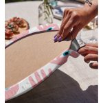 Mistik El İçinde Göz Motifli Dijital Baskılı Modern 2'li Yuvarlak Servis Altlığı – Supla Realhomes