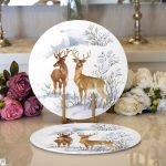 - Supla2li-10371-Kis-Temali-Geyik-Motifli-Dijital-Baskili-Modern-2li-Yuvarlak-Servis-Altligi-–-Supla - Realhomes Kış Temalı Geyik Motifli Dijital Baskılı Modern 2'li Yuvarlak Servis Altlığı – Supla Realhomes