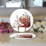 Özel Tasarım Kış Temalı Dijital Baskılı Dekoratif 2'li Yuvarlak Servis Altlığı – Supla Realhomes