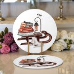 Özel Tasarım Kış Temalı Dijital Baskılı Modern 2'li Yuvarlak Servis Altlığı – Supla Realhomes