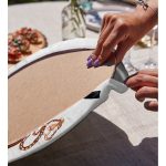 Retro Mektup Paketleri Özel Tasarım Dijital Baskılı Modern 2'li Yuvarlak Servis Altlığı – Supla Realhomes