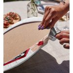 Antika Daktilo Motifli Dijital Baskılı Dekoratif 2'li Yuvarlak Servis Altlığı – Supla Realhomes