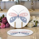 - Supla2li-10405-Mavi-Pembe-Kelebek-Desenli-Dijital-Baskili-Modern-2li-Yuvarlak-Servis-Altligi-–-Supla - Realhomes Mavi Pembe Kelebek Desenli Dijital Baskılı Modern 2'li Yuvarlak Servis Altlığı – Supla Realhomes