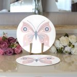 - Supla2li-10407-Pembe-Kelebek-Tasarimli-Dijital-Baskili-Modern-2li-Yuvarlak-Servis-Altligi-–-Supla-2 - Realhomes  Pembe Kelebek Tasarımlı Dijital Baskılı Modern 2'li Yuvarlak Servis Altlığı – Supla Realhomes