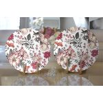 Papatya & Gül Tasarımlı Dijital Baskılı Dekoratif 2'li Yuvarlak Servis Altlığı – Supla Realhomes