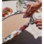 Papatya & Gül Tasarımlı Dijital Baskılı Dekoratif 2'li Yuvarlak Servis Altlığı – Supla Realhomes