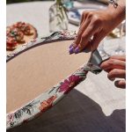 Papatya & Gül Tasarımlı Dijital Baskılı Modern 2'li Yuvarlak Servis Altlığı – Supla Realhomes