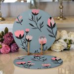 - Supla2li-10437-Ozel-Tasarim-Cicek-Yapraklari-Dijital-Baskili-Modern-2li-Yuvarlak-Servis-Altligi-–-Supla - Realhomes Özel Tasarım Çiçek Yaprakları Dijital Baskılı Modern 2'li Yuvarlak Servis Altlığı – Supla Realhomes