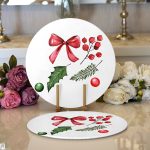 - Supla2li-10456-Beyaz-Zemin-Kurdele-Uzum-Tasarimli-Dijital-Baskili-Dekoratif-2li-Yuvarlak-Servis-Altligi-–-Supla - Realhomes Beyaz Zemin Kurdele Üzüm Tasarımlı Dijital Baskılı Dekoratif 2'li Yuvarlak Servis Altlığı – Supla Realhomes