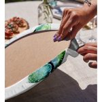 Kaktüs Özel Tasarımlı Dijital Baskılı Modern 2'li Yuvarlak Servis Altlığı – Supla Realhomes