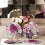 - Supla4lu-Set1-1 - Realhomes 4'lü Gül Motifli Dijital Baskılı Servis Altlığı & Supla Realhomes