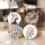 4'lü Bohemian Motifler Özel Tasarımlı  Servis Altlığı & Supla Realhomes