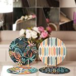 - Supla4lu-Set108-1 - Realhomes 4'lü Dijital Baskılı Özel Tasarım Modern Servis Altlığı & Supla Realhomes