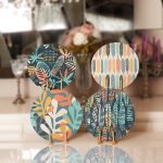 - Supla4lu-Set108 - Realhomes 4'lü Dijital Baskılı Özel Tasarım Modern Servis Altlığı & Supla Realhomes