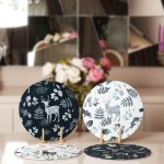 - Supla4lu-Set11-1 - Realhomes 4'lü Gümüş Geyik Tasarımlı Servis Altlığı & Supla Realhomes