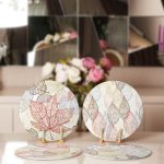 4'lü Renkli Sonbahar Yaprakları Motifli Servis Altlığı & Supla Realhomes