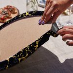 4'lü Renkli Zemin Gold Detaylı Mermer Motifli Servis Altlığı & Supla Realhomes