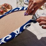 4'lü Beyaz Zeminli Renkli Geometrik Desenli Modern Servis Altlığı & Supla Realhomes