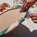 4'lü Renkli Zemin Üzerinde Onedraw Çizimli Modern Servis Altlığı & Supla Realhomes