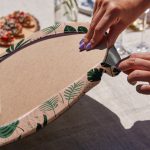 4'lü Yeşil Yaprak Motifli Servis Altlığı & Supla Realhomes