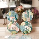 4'lü Soft Renkli Yaprak Motifli Servis Altlığı & Supla Realhomes