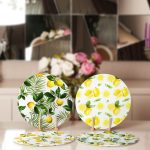 4'lü Limon Tasarımlı Servis Altlığı & Supla Realhomes