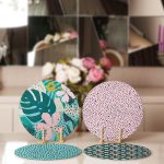 - Supla4lu-Set146-1 - Realhomes 4'lü Mavi & Pembe Renkli Servis Altlığı & Supla Realhomes