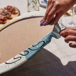 4'lü Soyut Renkli Bohem Çizimler Servis Altlığı & Supla Realhomes