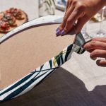 4'lü Renkli Egzotik Yaprak Tasarımlı Servis Altlığı & Supla Realhomes