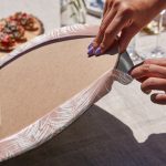 - Supla4lu-Set192-2 - Realhomes 4'lü Renkli Zemin Üzerinde Yaprak Desenli Modern Servis Altlığı & Supla Realhomes