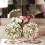 4'lü Kurumuş Sonbahar Yaprakları Tasarımlı Servis Altlığı & Supla Realhomes