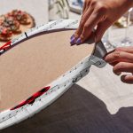 - Supla4lu-Set205-2 - Realhomes 4'lü Ekose Motifli Çan & Yaprak Tasarımlı Servis Altlığı & Supla Realhomes