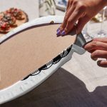 - Supla4lu-Set208-2 - Realhomes 4'lü Ekose Balkabağı Tasarımlı Servis Altlığı & Supla Realhomes