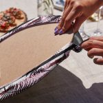 - Supla4lu-Set212-2 - Realhomes 4'lü Renkli Çizgi Zeminli Yaprak Tasarımlı Servis Altlığı & Supla Realhomes