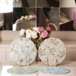 4'lü Rengarenk Zemin Çiçek Tasarımlı Servis Altlığı & Supla Realhomes