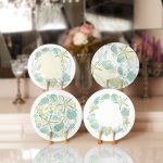 - Supla4lu-Set219 - Realhomes 4'lü Soft Renkli Deniz Yıldızı Desenli Modern Servis Altlığı & Supla Realhomes