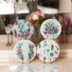 4'lü Kaktüs Tasarımlı Servis Altlığı & Supla Realhomes