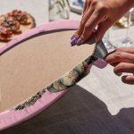 4'lü Pembe Zemin Kaktüs Tasarımlı Servis Altlığı & Supla Realhomes