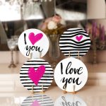- Supla4lu-Set234 - Realhomes 4'lü I Love You Tasarımlı Servis Altlığı & Supla Realhomes