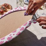 - Supla4lu-Set243-2 - Realhomes 4'lü Beyaz & Pembe Zemin Kalp Tasarımlı Servis Altlığı & Supla Realhomes