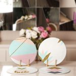 - Supla4lu-Set249-1 - Realhomes 4'lü Gold Detaylı Soyut Çizimli Servis Altlığı & Supla Realhomes