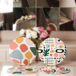 4'lü Soyut Desenli Özel Tasarımlı Modern Servis Altlığı & Supla Realhomes