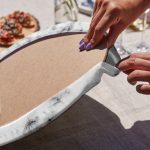 4'lü Mermer Zemin Tasarımlı Dijital Baskılı Servis Altlığı & Supla Realhomes