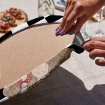 - Supla4lu-Set258-2 - Realhomes 4'lü Dama Zeminli Fashion Girl Tasarımlı Servis Altlığı & Supla Realhomes